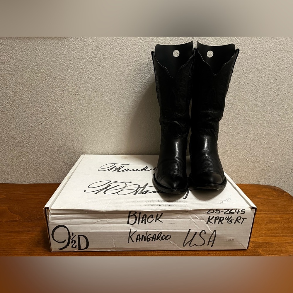 T.O. Stanley Exotic Kangaroo Boots Rare